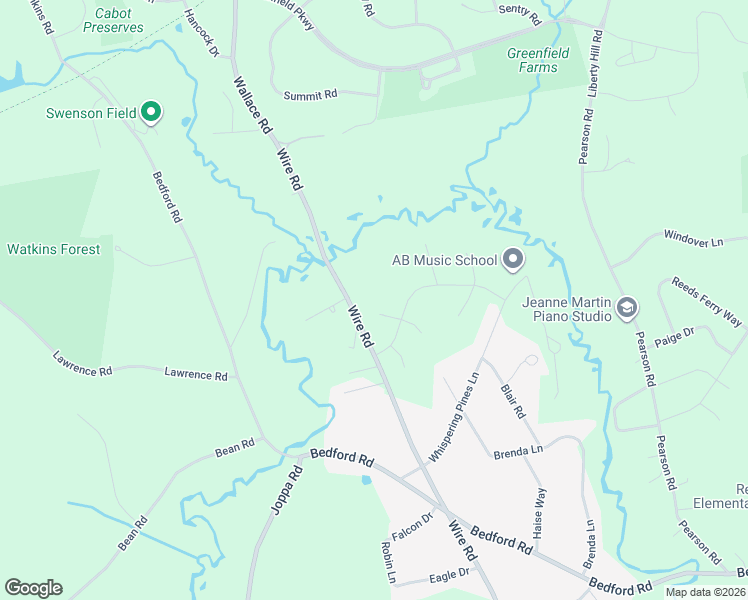 map of restaurants, bars, coffee shops, grocery stores, and more near 5 Baldwin Court in Merrimack