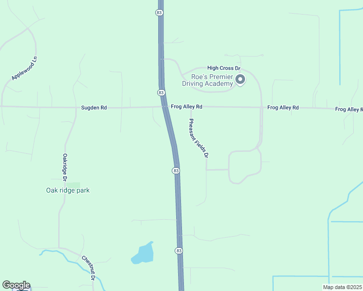 map of restaurants, bars, coffee shops, grocery stores, and more near W299S8046 Wisconsin 83 in Mukwonago
