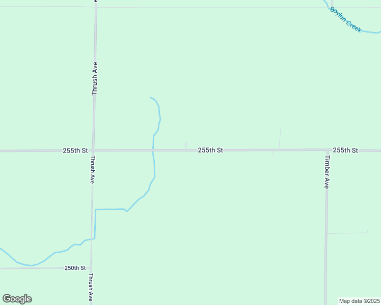 map of restaurants, bars, coffee shops, grocery stores, and more near 2041 255th Street in Sheffield