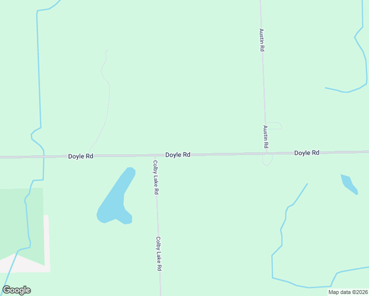 map of restaurants, bars, coffee shops, grocery stores, and more near 8023 Doyle Road in Laingsburg