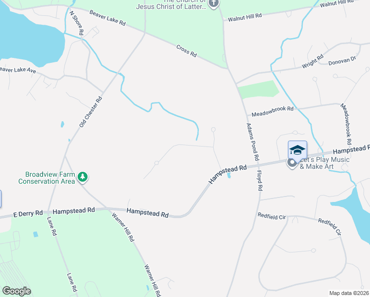 map of restaurants, bars, coffee shops, grocery stores, and more near 6 Bonnie Lane in Derry
