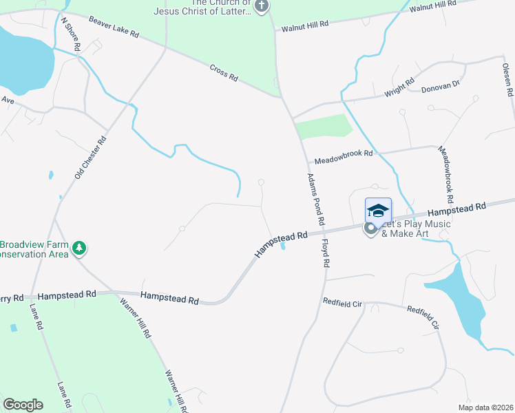 map of restaurants, bars, coffee shops, grocery stores, and more near 6 Bonnie Lane in Derry