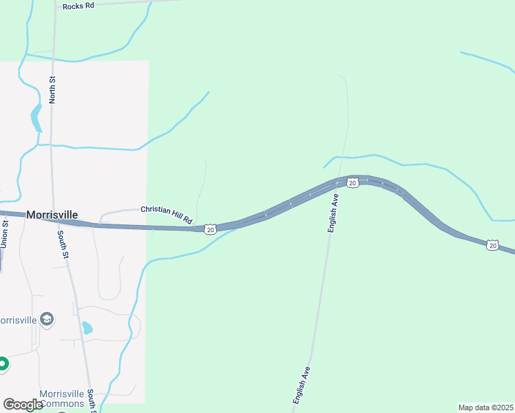map of restaurants, bars, coffee shops, grocery stores, and more near 5297 U.S. 20 in Morrisville