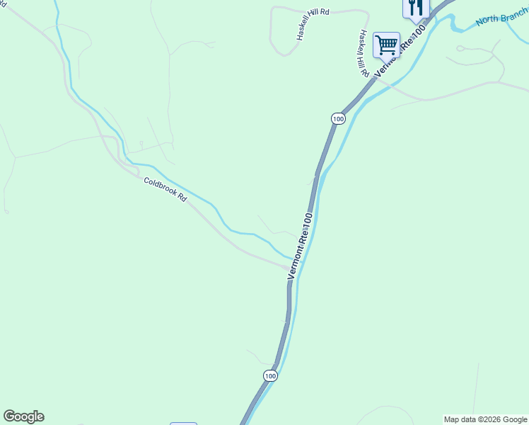 map of restaurants, bars, coffee shops, grocery stores, and more near 38 Stable Road in Wilmington