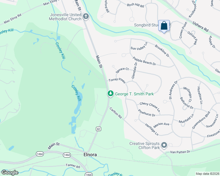 map of restaurants, bars, coffee shops, grocery stores, and more near 911 Main Street in Saratoga County