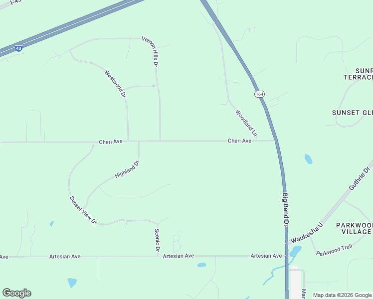 map of restaurants, bars, coffee shops, grocery stores, and more near S79W23475 Cheri Avenue in Big Bend
