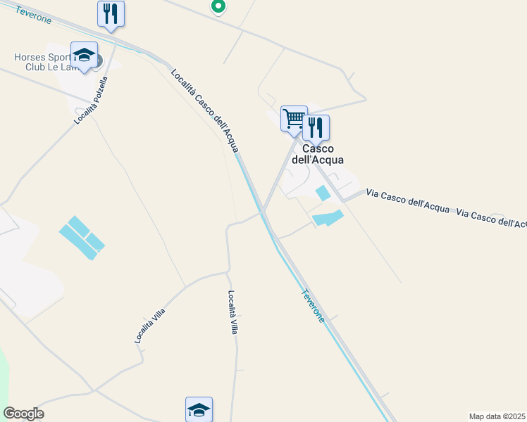 map of restaurants, bars, coffee shops, grocery stores, and more near in Provincia di Perugia