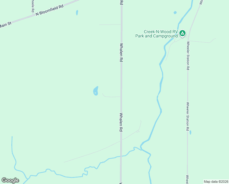 map of restaurants, bars, coffee shops, grocery stores, and more near 2654 Whalen Road in Bloomfield