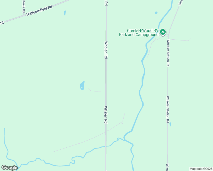 map of restaurants, bars, coffee shops, grocery stores, and more near 2654 Whalen Road in Bloomfield