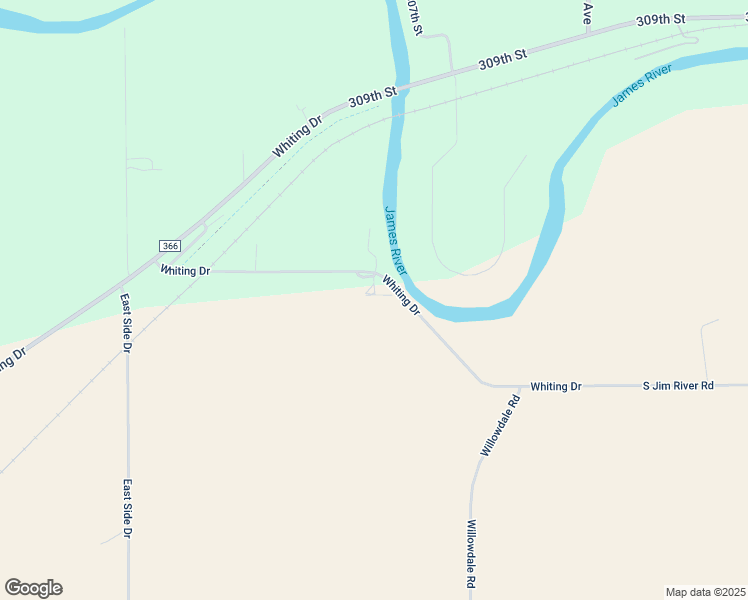 map of restaurants, bars, coffee shops, grocery stores, and more near 100 Happy Street in Yankton