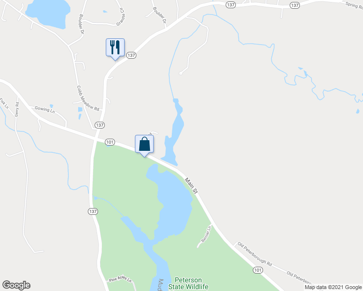 map of restaurants, bars, coffee shops, grocery stores, and more near 1639 Main Street in Dublin