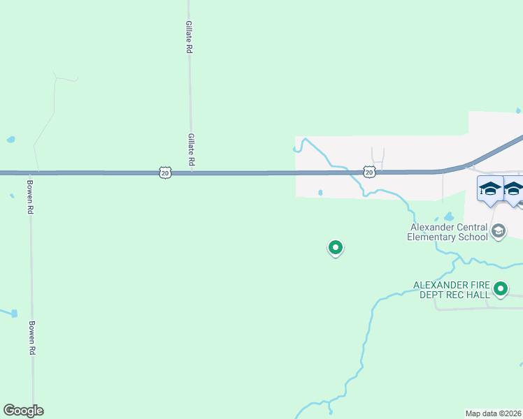 map of restaurants, bars, coffee shops, grocery stores, and more near 3082 Broadway Road in Alexander