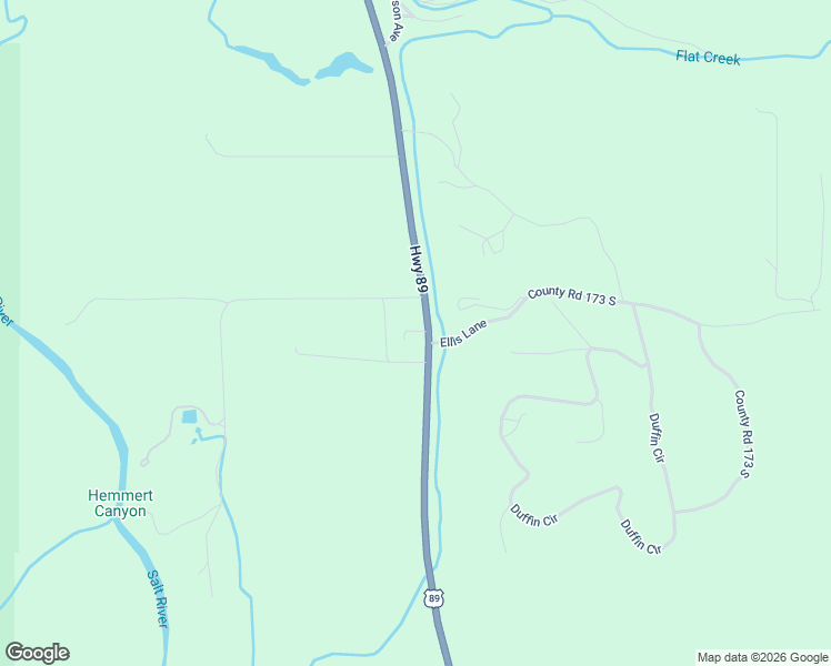 map of restaurants, bars, coffee shops, grocery stores, and more near 98633 U.S. 89 in Thayne