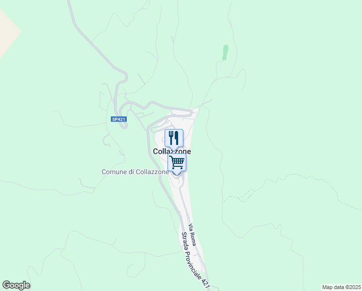 map of restaurants, bars, coffee shops, grocery stores, and more near 10 Via Santa Maria in Collazzone