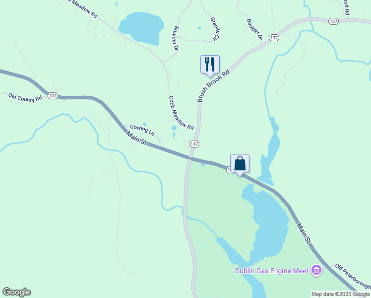 map of restaurants, bars, coffee shops, grocery stores, and more near 1540 Main Street in Dublin