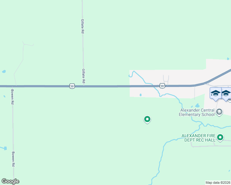 map of restaurants, bars, coffee shops, grocery stores, and more near 3082 Broadway Road in Alexander