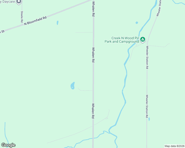 map of restaurants, bars, coffee shops, grocery stores, and more near 2636 Whalen Road in Bloomfield