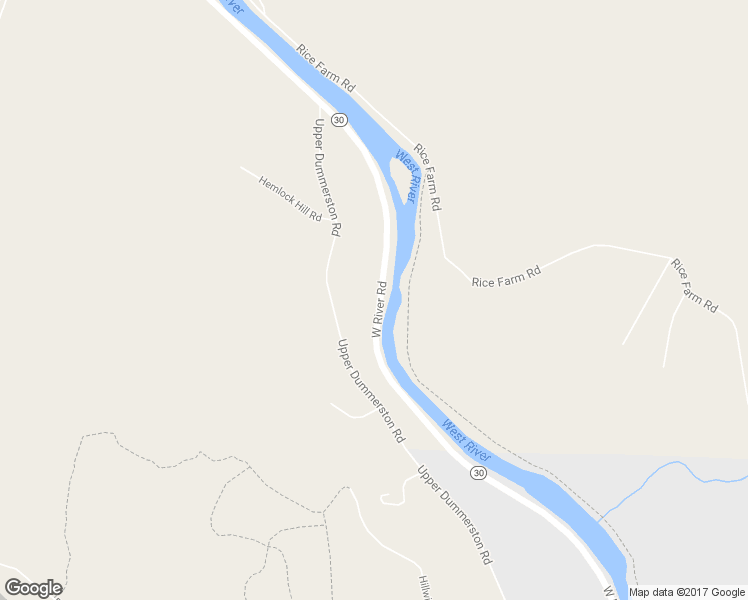 map of restaurants, bars, coffee shops, grocery stores, and more near 1555 West River Road in Dummerston