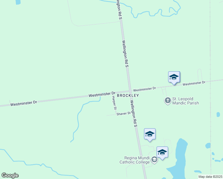 map of restaurants, bars, coffee shops, grocery stores, and more near 3074 Westminster Drive in London