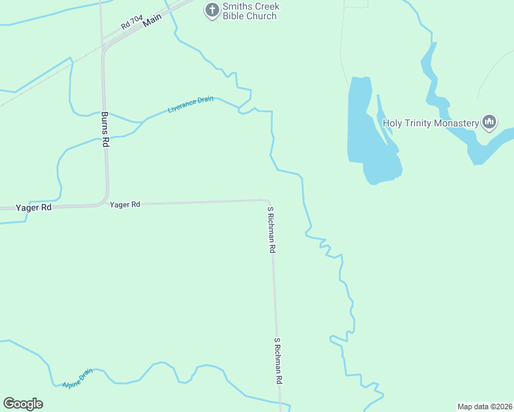 map of restaurants, bars, coffee shops, grocery stores, and more near 7021 Yager Road in Saint Clair
