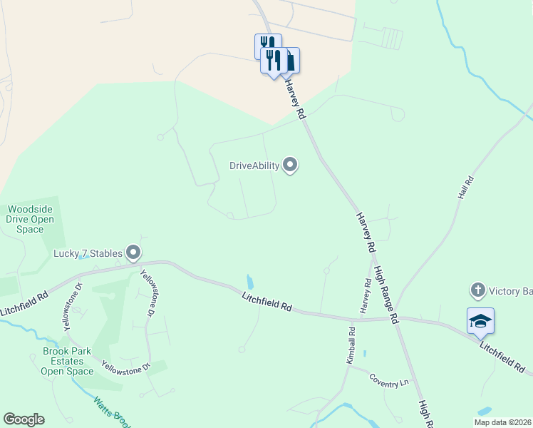 map of restaurants, bars, coffee shops, grocery stores, and more near 51 Wentworth Avenue in Londonderry