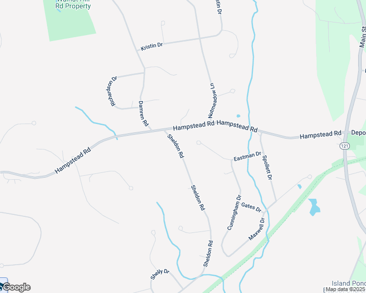 map of restaurants, bars, coffee shops, grocery stores, and more near 14 Eastman Drive in Derry
