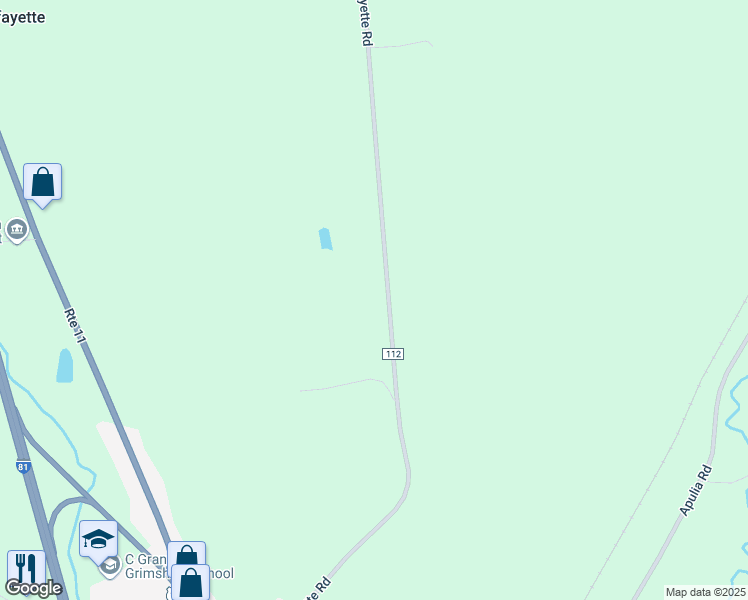 map of restaurants, bars, coffee shops, grocery stores, and more near 2735 Lafayette Road in LaFayette