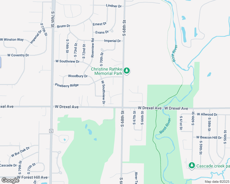 map of restaurants, bars, coffee shops, grocery stores, and more near 6830 Kathleen Court in Franklin
