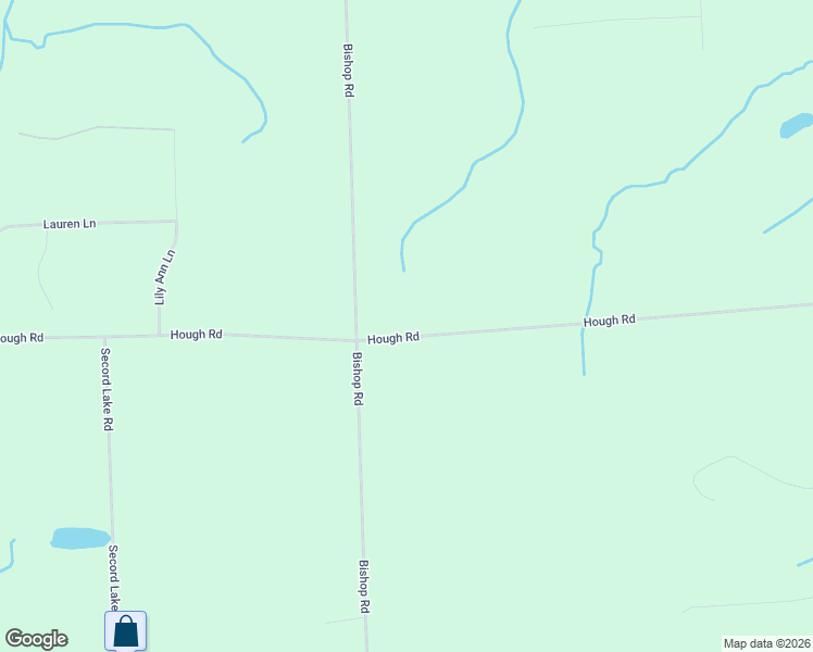 map of restaurants, bars, coffee shops, grocery stores, and more near 6051 Hough Road in Almont