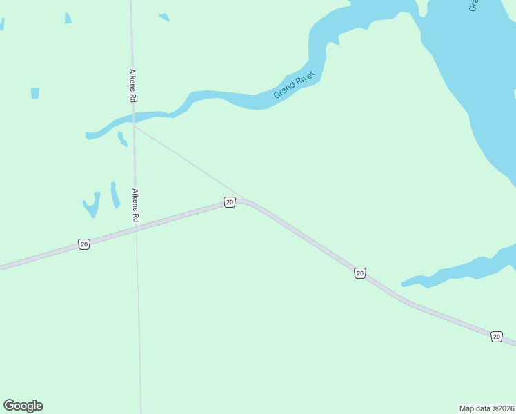 map of restaurants, bars, coffee shops, grocery stores, and more near 4591 County Road 20 in Haldimand County