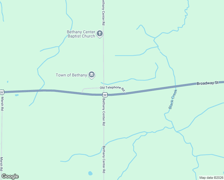 map of restaurants, bars, coffee shops, grocery stores, and more near 5293 Old Telephone Road in East Bethany