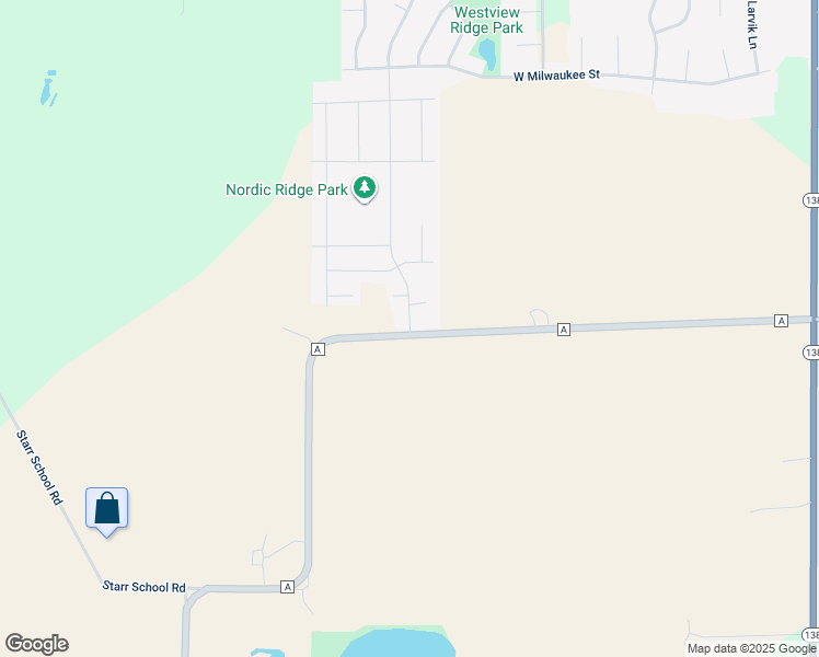 map of restaurants, bars, coffee shops, grocery stores, and more near 2201 Odegard Drive in Stoughton