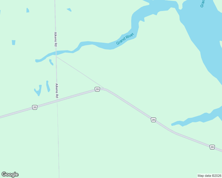 map of restaurants, bars, coffee shops, grocery stores, and more near 4591 County Road 20 in Haldimand County