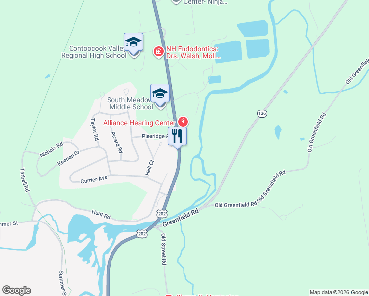 map of restaurants, bars, coffee shops, grocery stores, and more near 75e Hancock Road in Peterborough