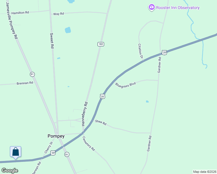 map of restaurants, bars, coffee shops, grocery stores, and more near 7481 U.S. Route 20 in Illinois in Fabius