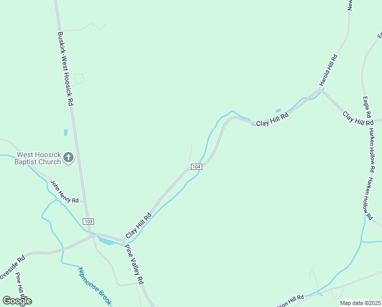 map of restaurants, bars, coffee shops, grocery stores, and more near 123 Clay Hill Road in Hoosick Falls