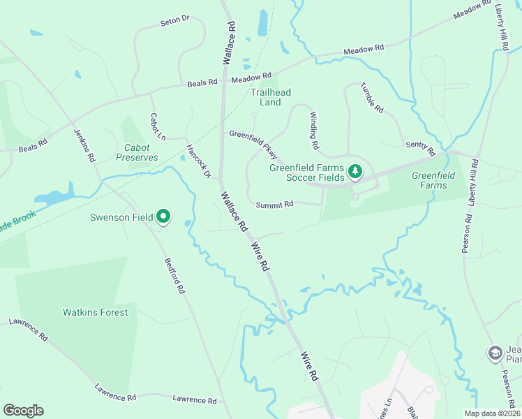 map of restaurants, bars, coffee shops, grocery stores, and more near 16 Summit Road in Bedford