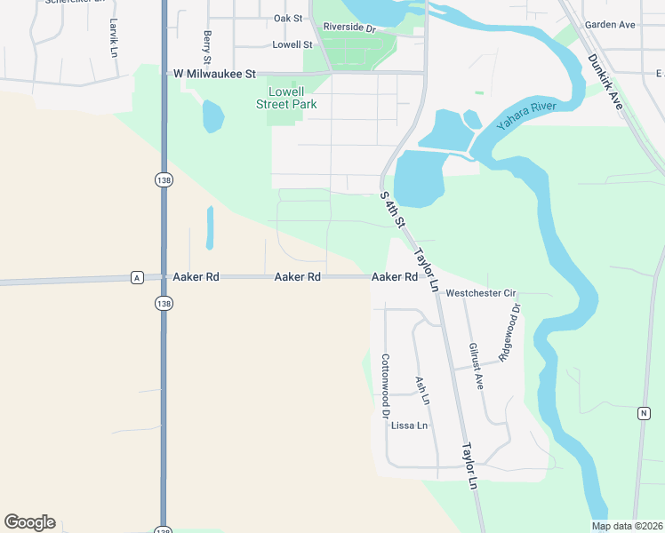 map of restaurants, bars, coffee shops, grocery stores, and more near 2860 Aaker Road in Stoughton