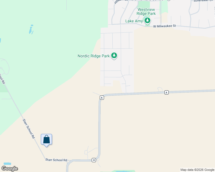 map of restaurants, bars, coffee shops, grocery stores, and more near 3128 County Highway A in Stoughton