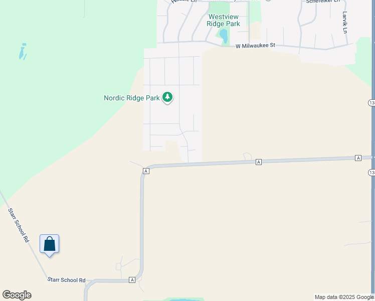 map of restaurants, bars, coffee shops, grocery stores, and more near 2201 Odegard Drive in Stoughton