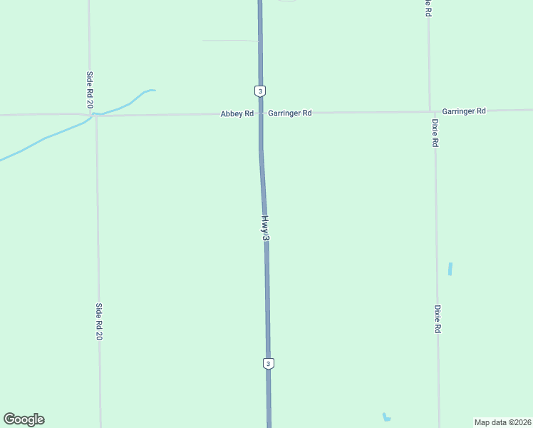 map of restaurants, bars, coffee shops, grocery stores, and more near 21872 Ontario 3 in Wainfleet