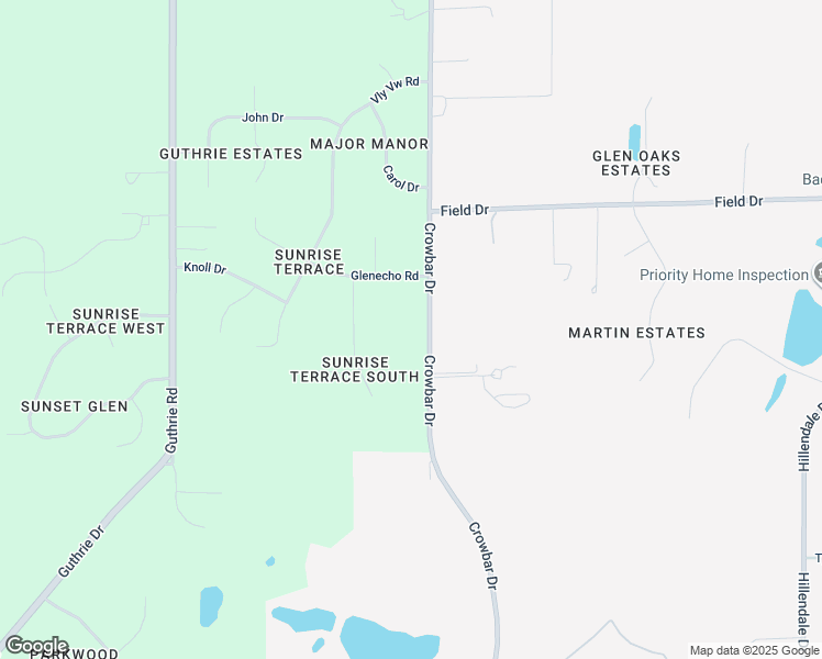 map of restaurants, bars, coffee shops, grocery stores, and more near W220S7715 Crowbar Drive in Muskego