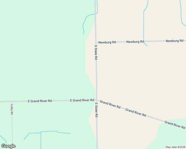 map of restaurants, bars, coffee shops, grocery stores, and more near 6282 South State Road in Bancroft