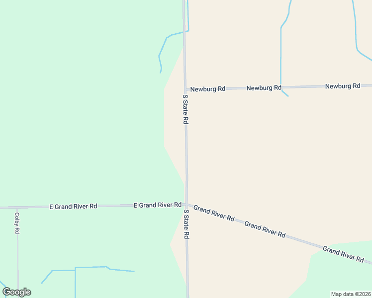 map of restaurants, bars, coffee shops, grocery stores, and more near 6282 South State Road in Bancroft