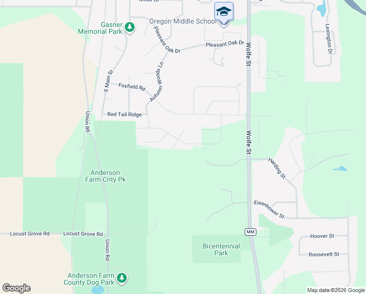 map of restaurants, bars, coffee shops, grocery stores, and more near 683 Ridge View Lane in Oregon