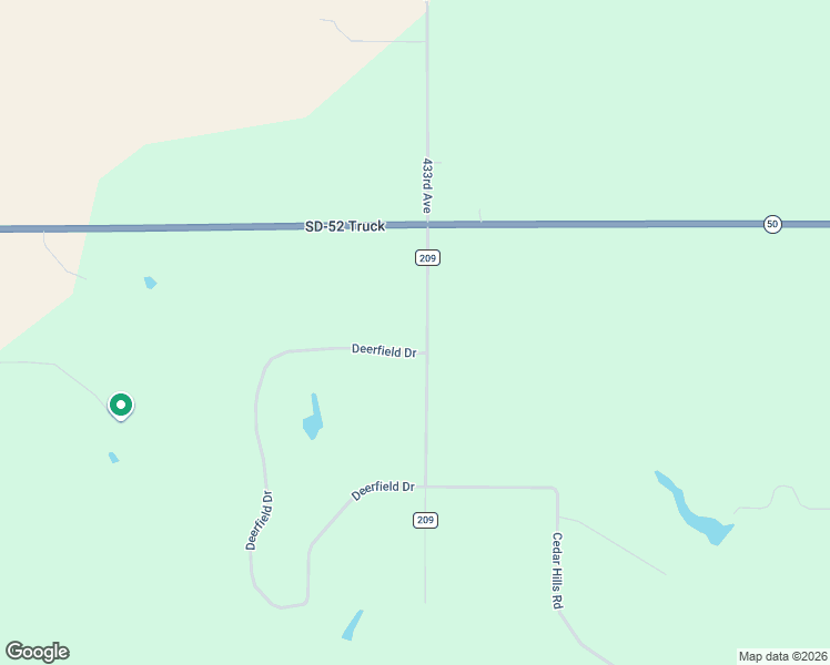 map of restaurants, bars, coffee shops, grocery stores, and more near 30923 433rd Avenue in Yankton