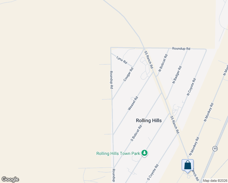 map of restaurants, bars, coffee shops, grocery stores, and more near 35 Cougar Rd in Rolling Hills