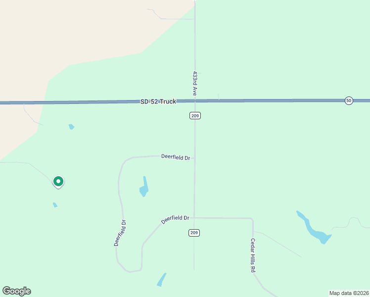 map of restaurants, bars, coffee shops, grocery stores, and more near 30923 433rd Avenue in Yankton