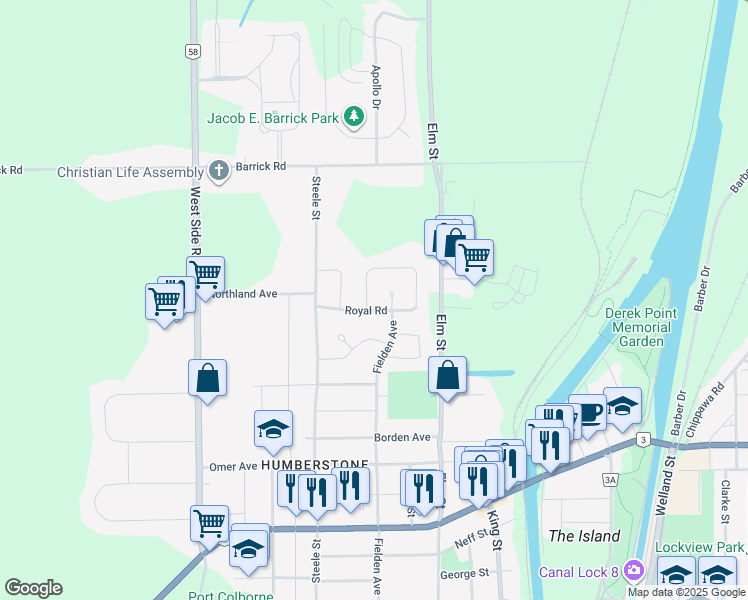 68 Elmvale Crescent, Port Colborne ON Walk Score
