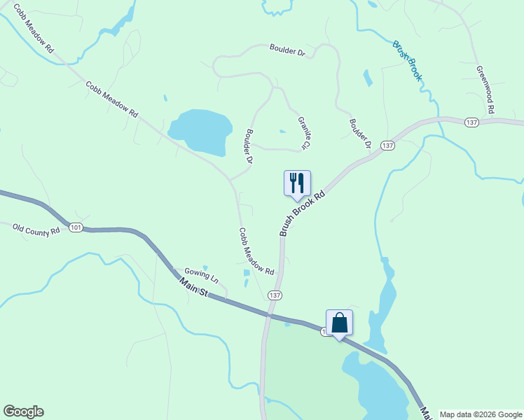 map of restaurants, bars, coffee shops, grocery stores, and more near 58 Cobb Meadow Road in Dublin